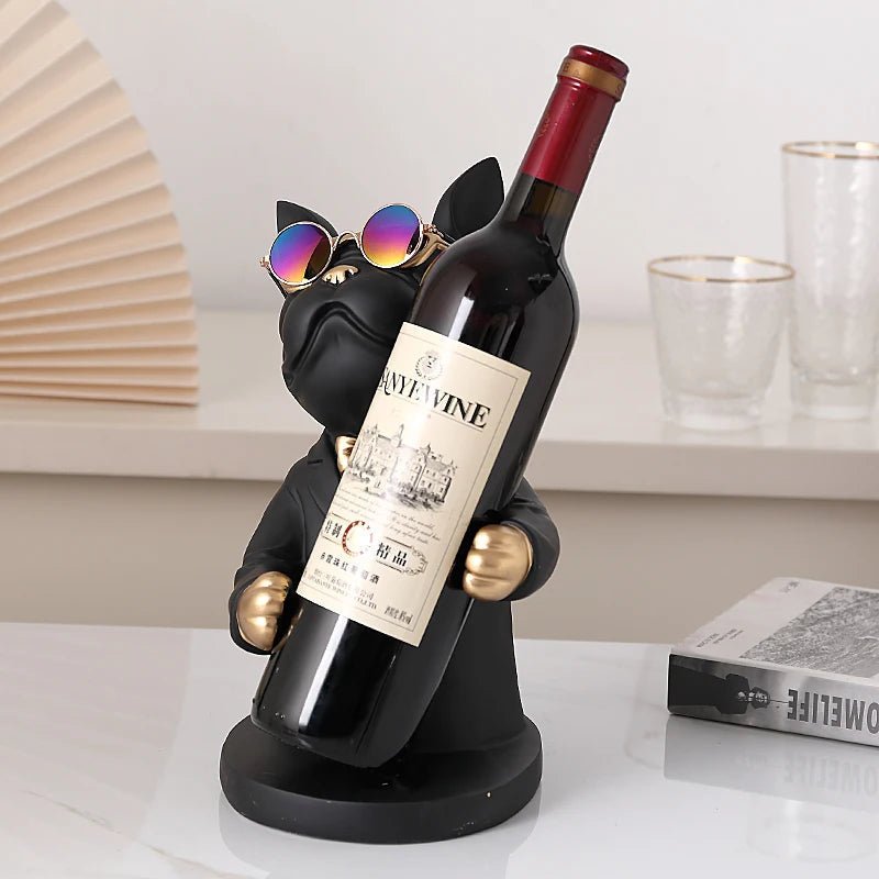 Estátua Bulldog Premium Porta Vinho - Minha loja