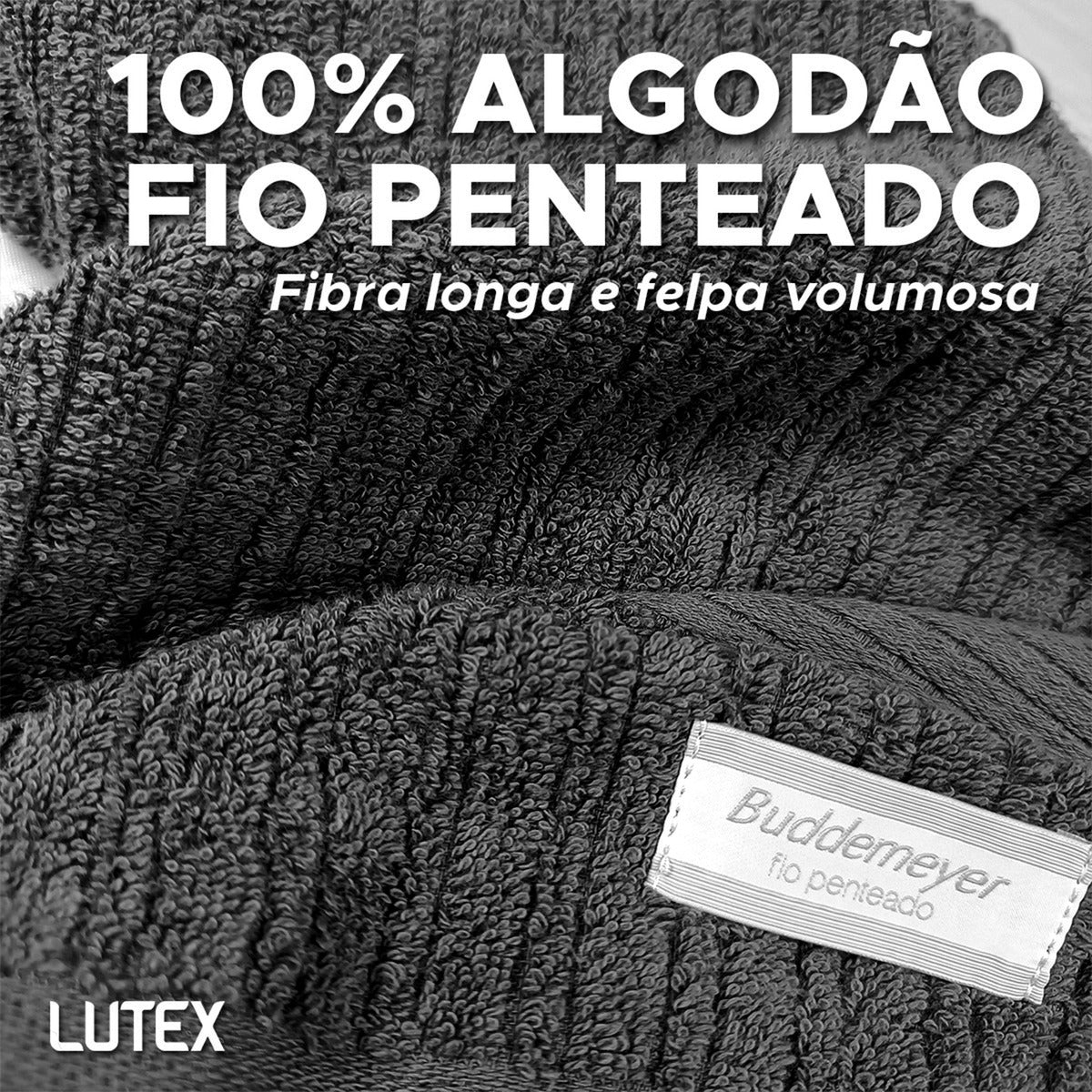 Jogo De Banho Gigante Buddemeyer Banhão Fio Penteado 10 Peças - Minha loja