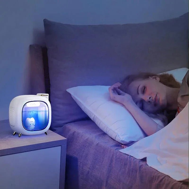 Umidificador Portátil Dupla Névoa com Luz Noturna - Minha loja