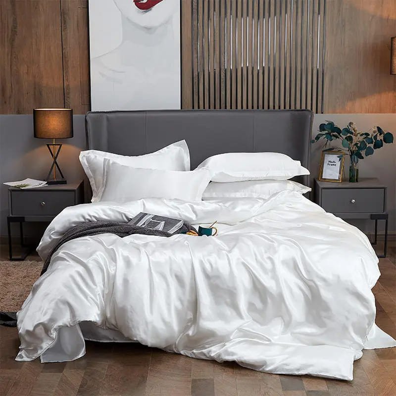 Kit de Roupas de Cama de Cetim - Minha loja