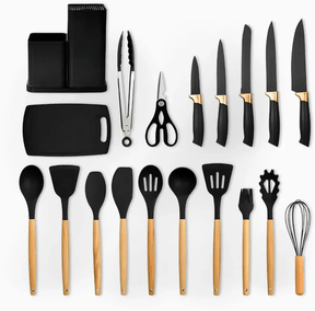 Kit Utensílios Elegance – Utensílios de Cozinha 19 Peças com 55% OFF - Minha loja