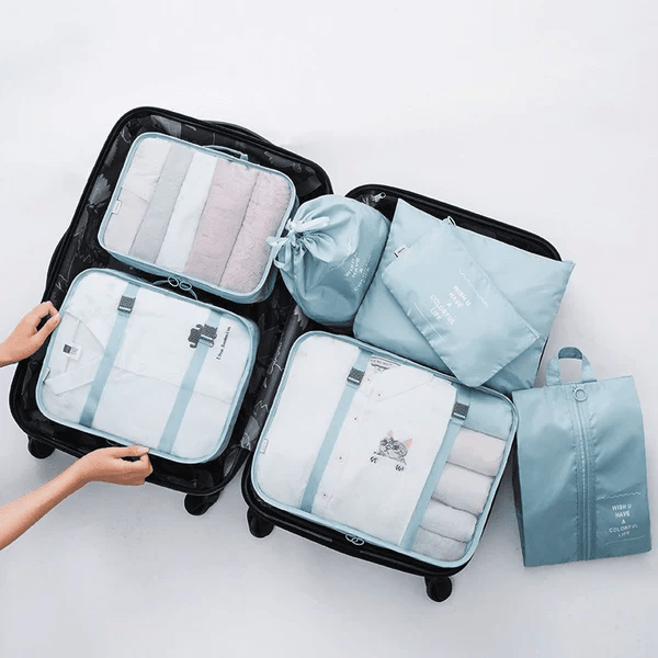 Kit Organizador de Malas para Viagens - TravelEasy - Compre 4 e Leve 7 - Minha loja