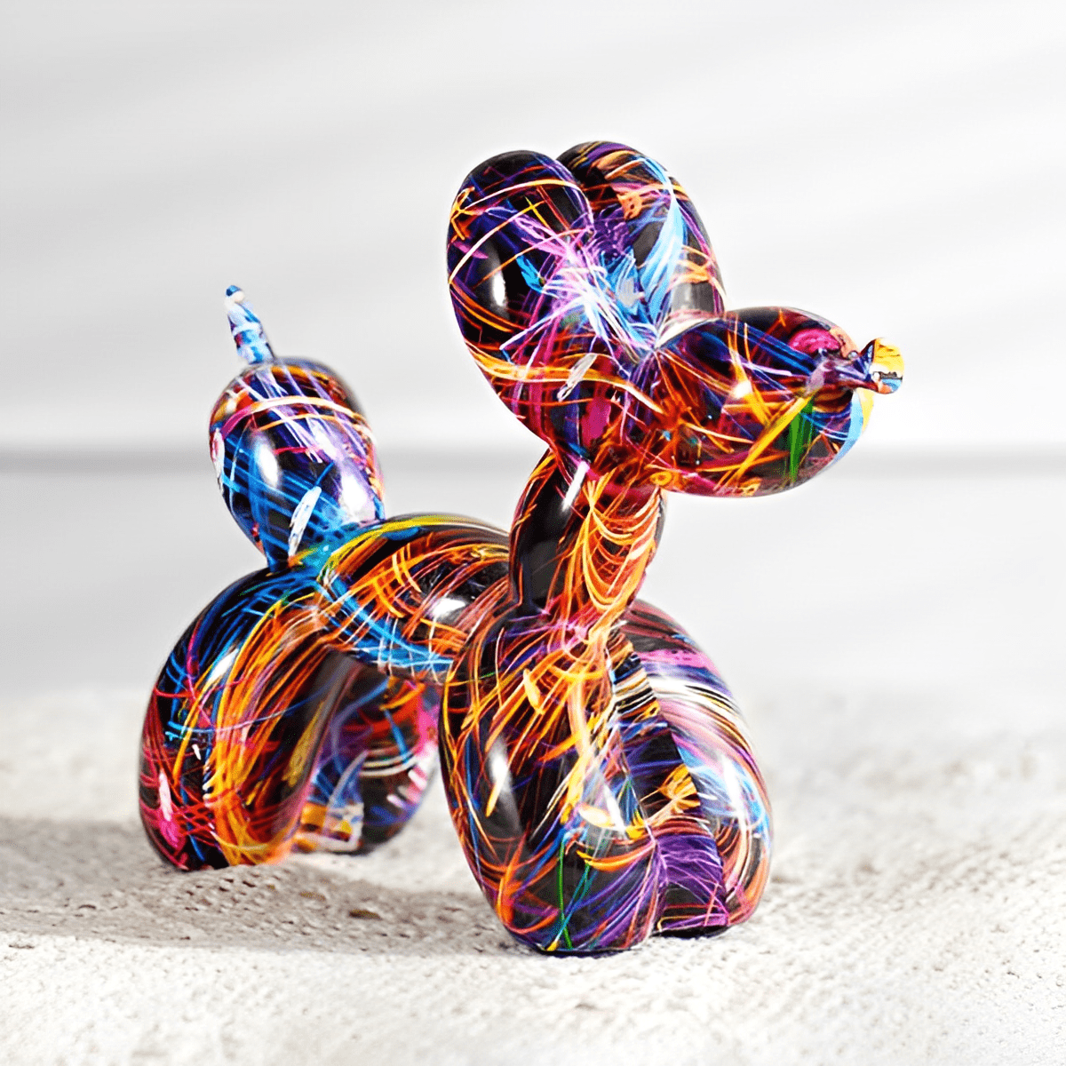 Escultura Decorativa Pet – Estátua de Cachorro em Resina - Minha loja