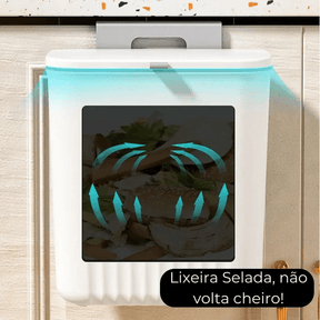 LixoFlex - Lixeira 9 Litros Pendurável + Adesivos ProFix de BRINDE! - Minha loja