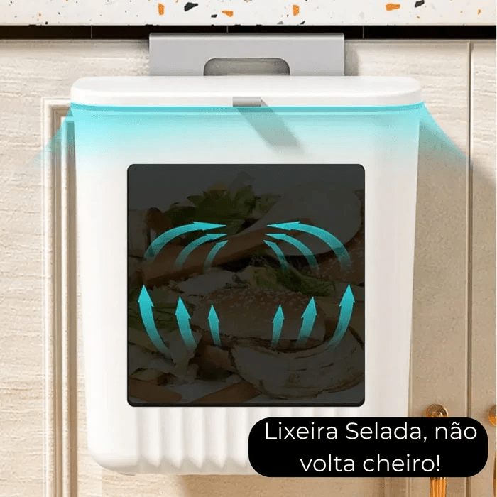LixoFlex - Lixeira 9 Litros Pendurável + Adesivos ProFix de BRINDE! - Minha loja