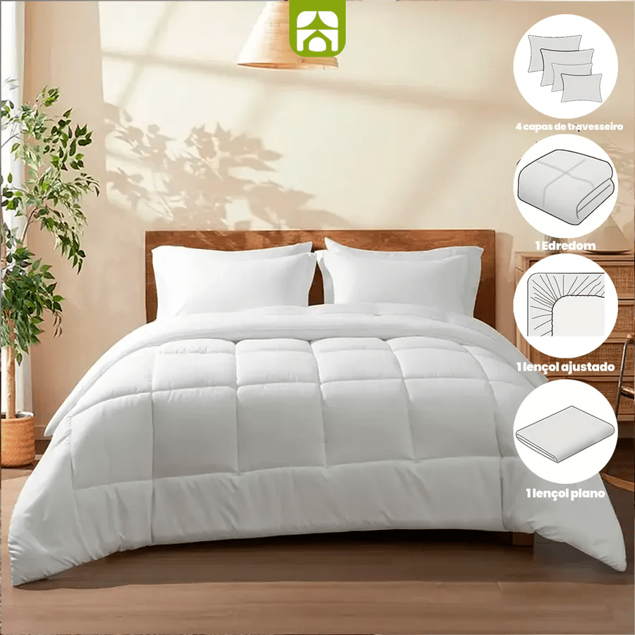 Kit Completo 7 Peças para o Inverno - Maciez e Conforto - Minha loja