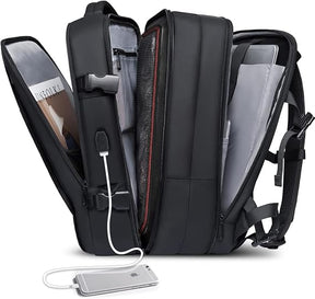 Mochila Executiva Impermeável com Entrada USB – Ideal para Viagens e Notebook - Minha loja