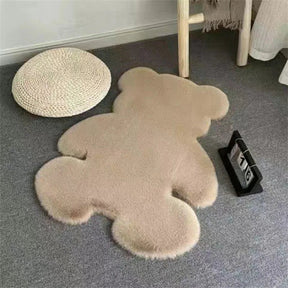 Tapete Para Quarto Pelúcia Formato de Urso - Minha loja