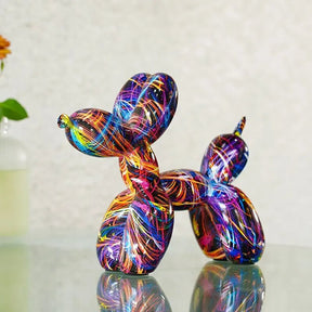 Escultura Decorativa Pet – Estátua de Cachorro em Resina - Minha loja