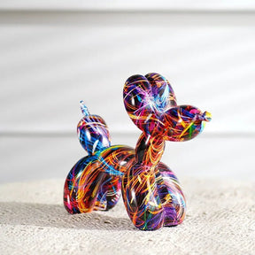 Escultura Decorativa Pet – Estátua de Cachorro em Resina - Minha loja