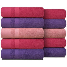 Kit 10 Toalhas de Banho Gigantes Paris 100% Algodão 80x150cm - 500g/m Masculino - Minha loja