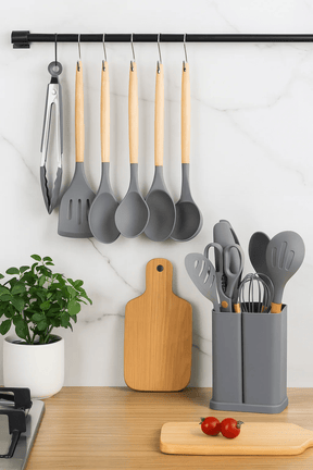 Kit Utensílios Elegance – Utensílios de Cozinha 19 Peças com 55% OFF - Minha loja