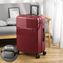 Mala Verità de Viagem Versátil com Cadeado + Porta De Carregamento Usb - Verità + BRINDE EXCLUSIVO - Minha loja