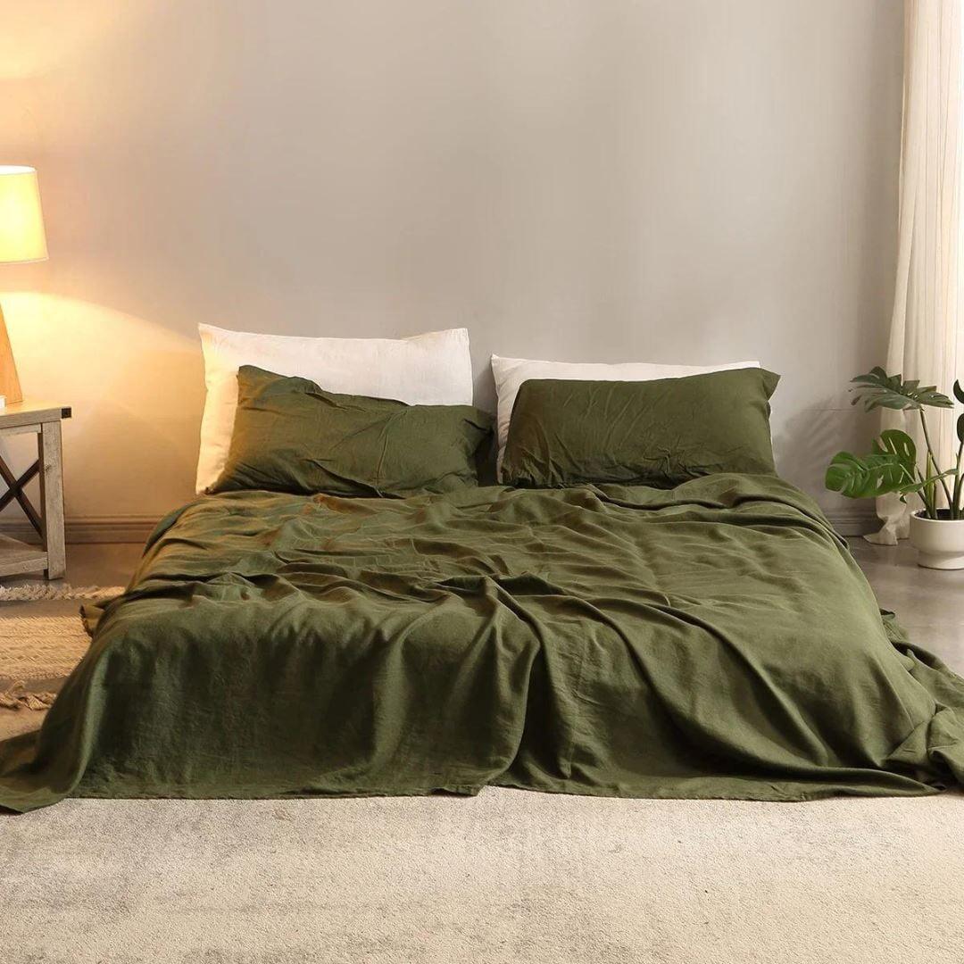 Kit de Roupa de Cama Linho Atemporal - Minha loja