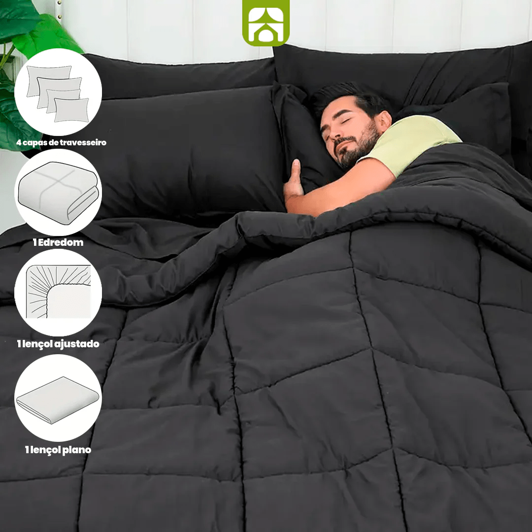 Kit Completo 7 Peças para o Inverno - Maciez e Conforto - Minha loja