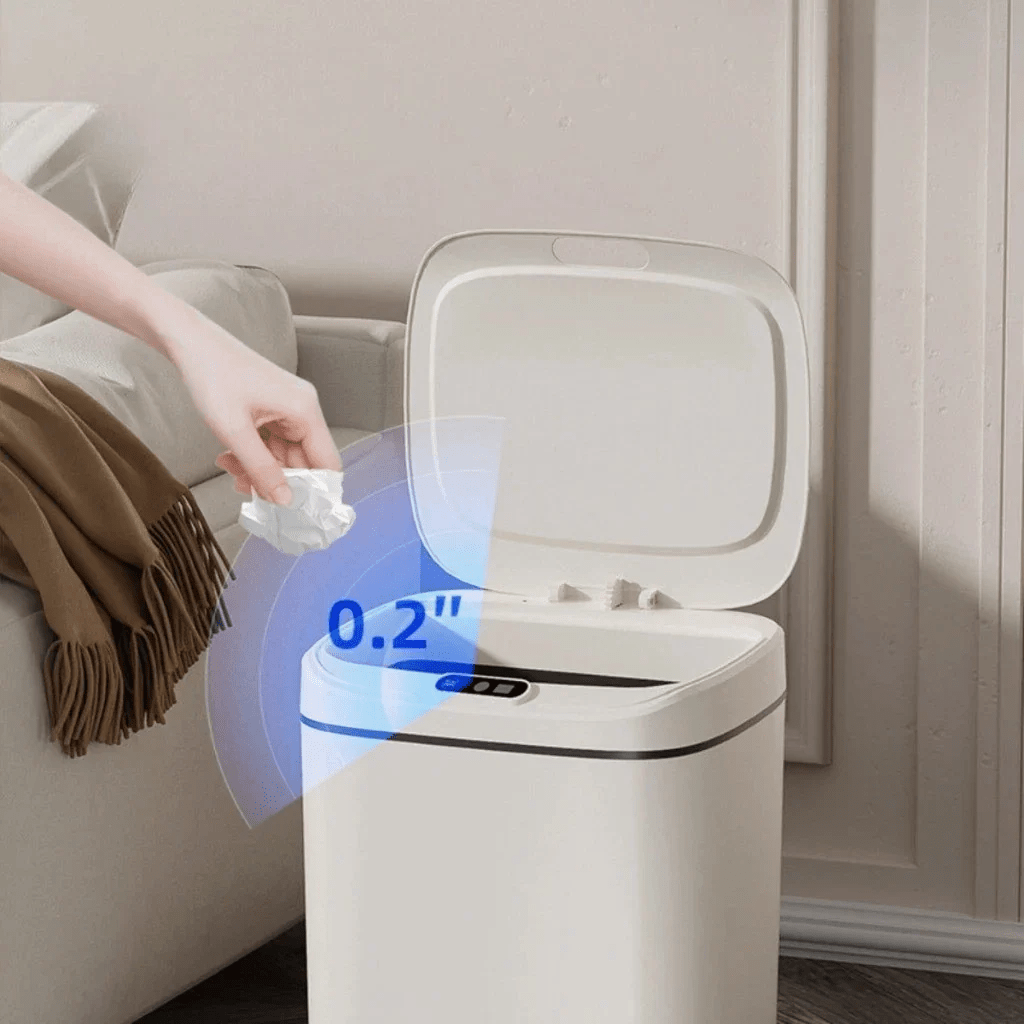 Lixeira com Tampa Automática e Sensor – 20 Litros, Moderna e Higiênica - Minha loja