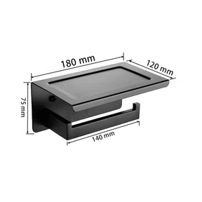 Kit Acessórios Para Banheiro 5 Peças Inox Grafite Escovado - Minha loja