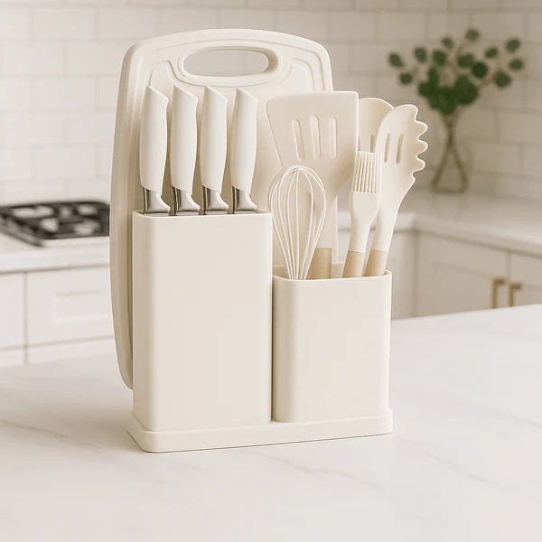 Kit Utensílios Elegance – Utensílios de Cozinha 19 Peças com 55% OFF - Minha loja