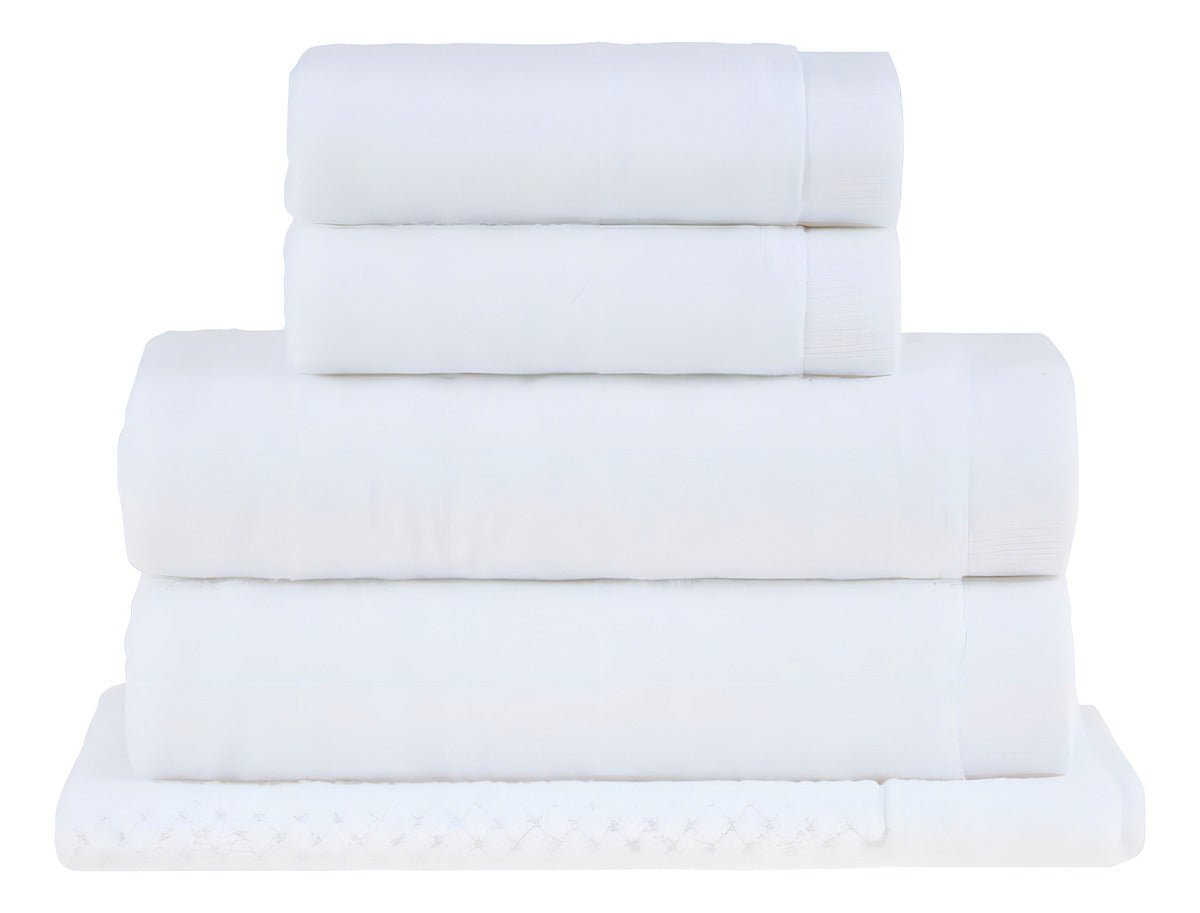 Jogo Banho Buddemeyer 05 Peças Dual Air Cotton 100% Algodão Cor Dual Air Branco - Minha loja