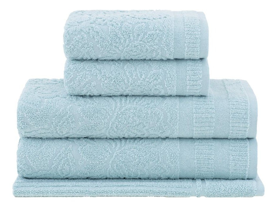 Jogo De Toalhas Banho Buddemeyer Botanique Extra Soft 5 Cor Verde - Minha loja