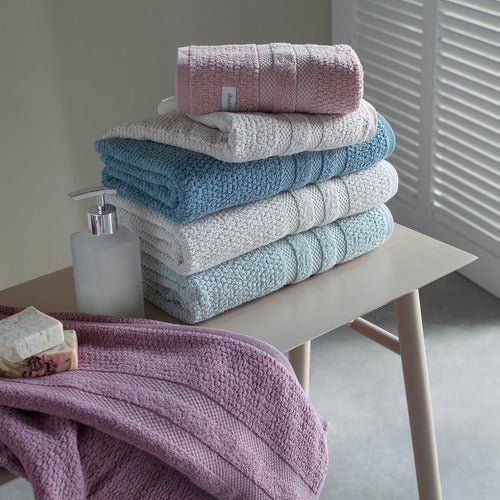 Jogo 5 Toalha Banho Buddemeyer Vanilla Extra Soft Conforto - Minha loja