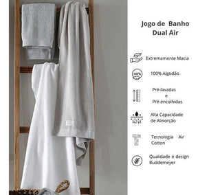 Jogo Banho Buddemeyer 05 Peças Dual Air Cotton 100% Algodão - Minha loja