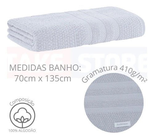 Jogo De Toalhas Banho Buddemeyer Vanilla Extra Soft 4 Peças - Minha loja