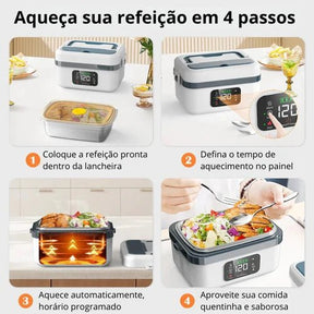 Marmita Elétrica sem Fio Alimosty com Talheres de Brinde! - Minha loja