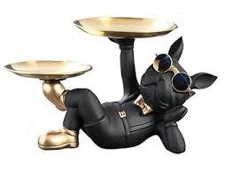 Estátua Bulldog Premium Organizador de Objetos - Minha loja