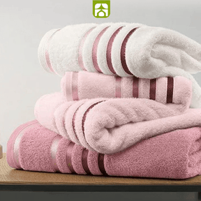 Kit com 15 Toalhas Super Banhão de Alta Maciez e Absorção + 5 Toalhas de Rosto de Brinde - Minha loja