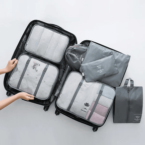 Kit Organizador de Malas para Viagens - TravelEasy - Compre 4 e Leve 7 - Minha loja