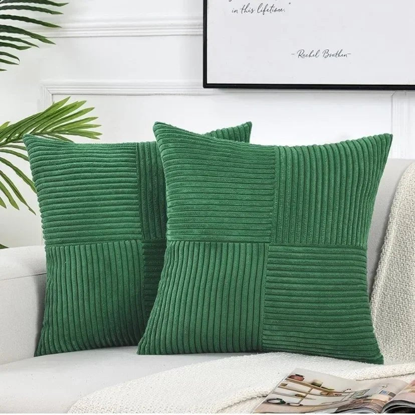 Capa de Almofada Decorativa Listrada - Minha loja