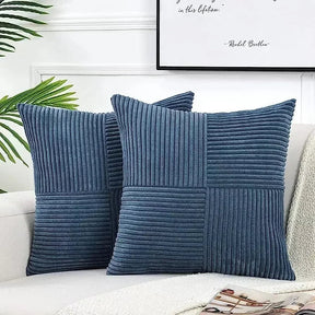 Capa de Almofada Decorativa Listrada - Minha loja