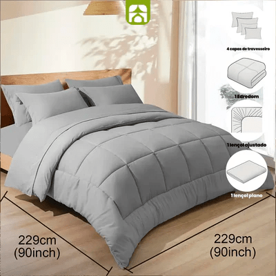 Kit Completo 7 Peças para o Inverno - Maciez e Conforto - Minha loja