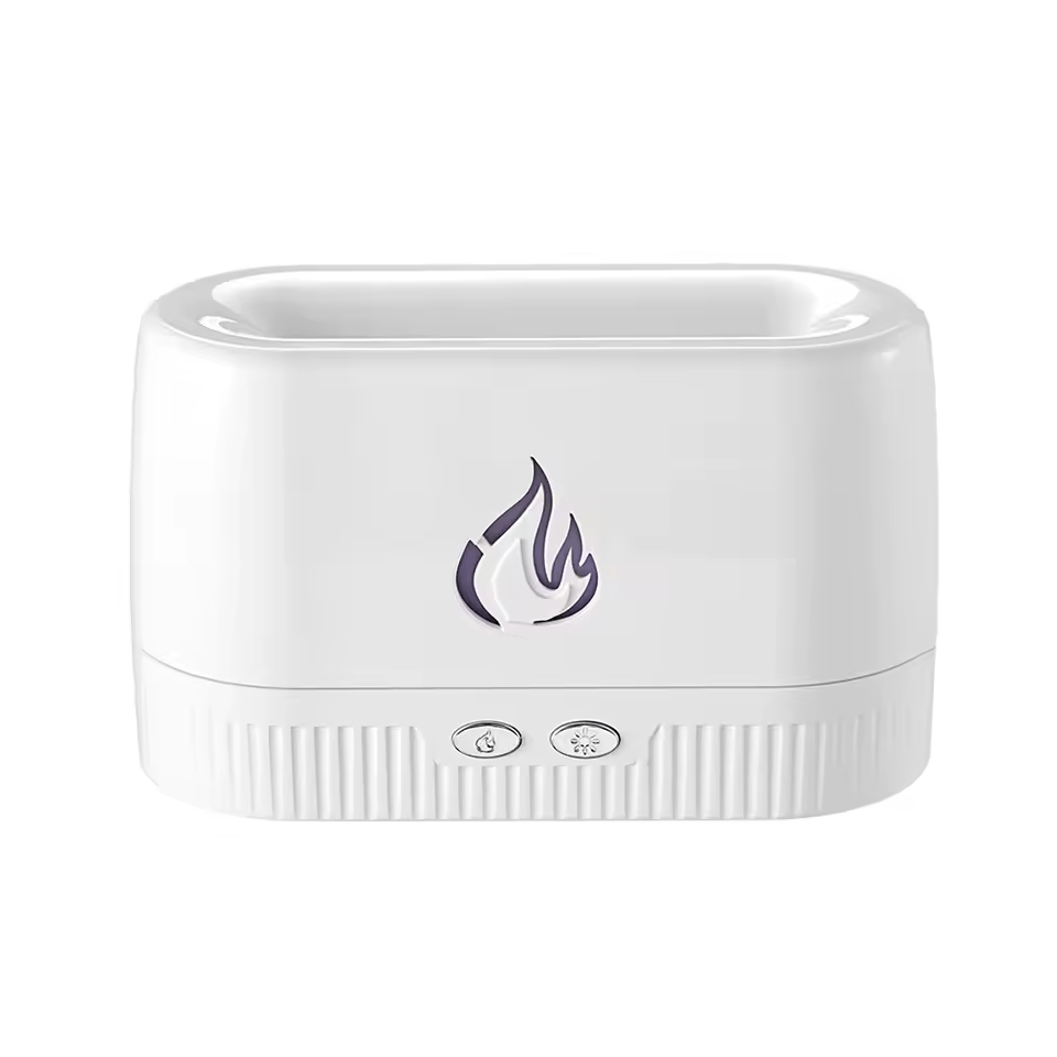 Umidificador Difusor Portátil com Efeito Chama - Minha loja